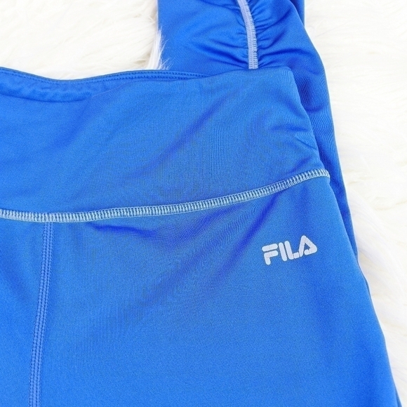 Blue Fila Cropped Leggings Women's Small - Picture 4 of 6